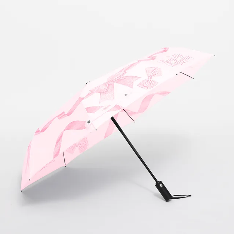 핑크 발레리나 접이식 우산